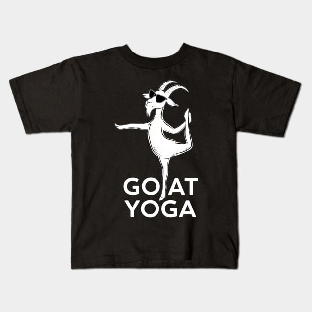 Goat Yoga With Goat Kids T-Shirt by Primo Style